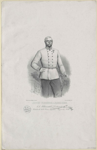 Józef baron Bamberg autorstwa Artist Unknown
