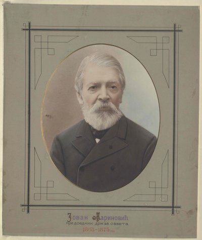 Jovan hrabia Marinovic autorstwa Artist Unknown