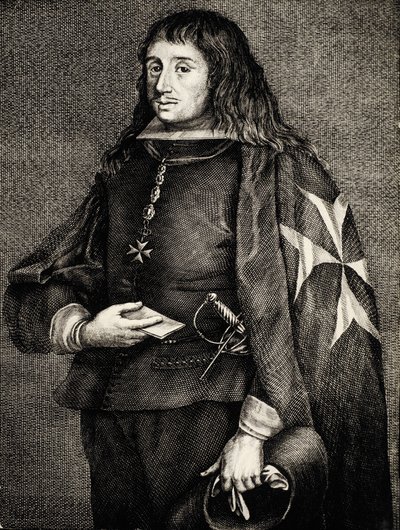 Juan Jose de Austria (1629-1679). Hiszpański Infante (książę), syn króla Filipa IV i aktorki teatralnej Marii Calderony. Rycina. Rycina. autorstwa Artist Unknown