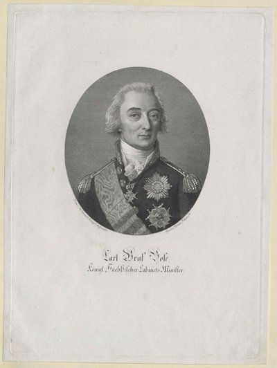 Karl Graf Bose (druk) autorstwa Artist Unknown