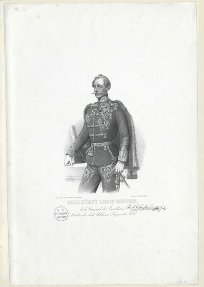 Karol książę Liechtensteinu autorstwa Artist Unknown