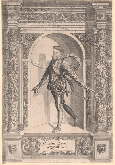 Karl baron z rodu Zierotin autorstwa Artist Unknown