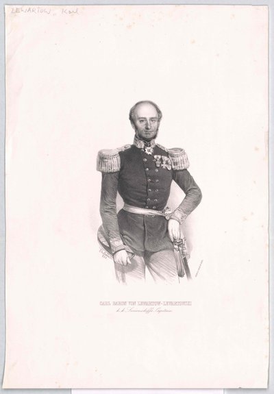 Karl baron von Lewartow von Lewartowski autorstwa Artist Unknown