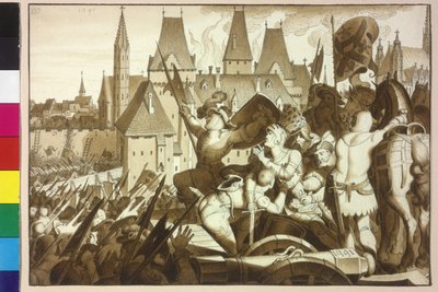 Król Maksymilian I ponownie zdobywa Wiedeń i zamek swoich przodków autorstwa Artist Unknown