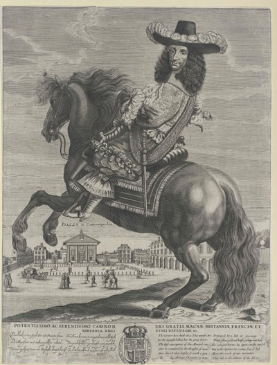 Król Anglii Karol II autorstwa Artist Unknown