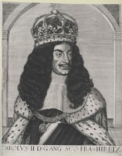 Król Anglii Karol II autorstwa Artist Unknown