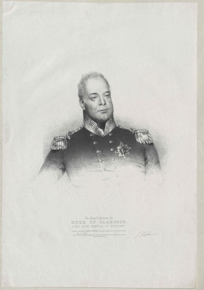 Król Anglii Wilhelm IV autorstwa Artist Unknown