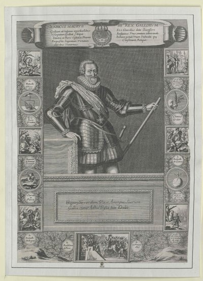 Król Francji Henryk IV autorstwa Artist Unknown
