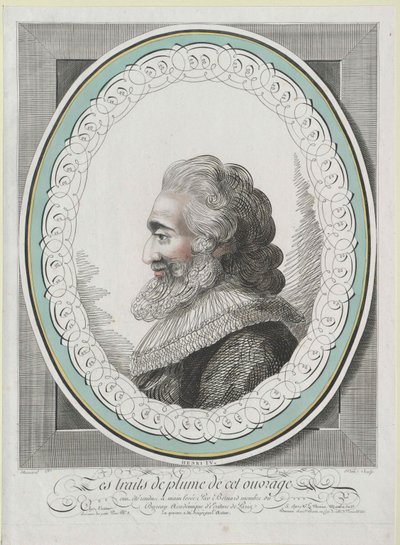 Król Francji Henryk IV autorstwa Artist Unknown
