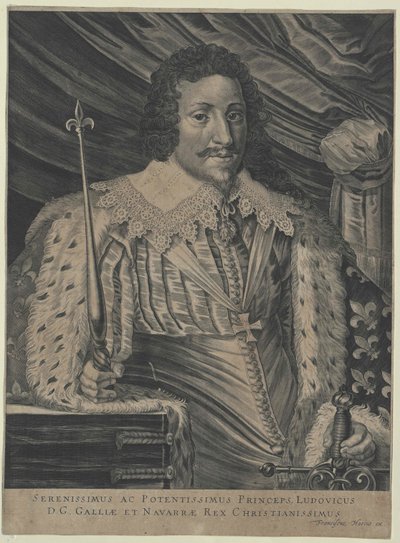 Król Francji Ludwik XIII autorstwa Artist Unknown