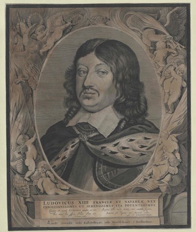 Król Francji Ludwik XIV autorstwa Artist Unknown