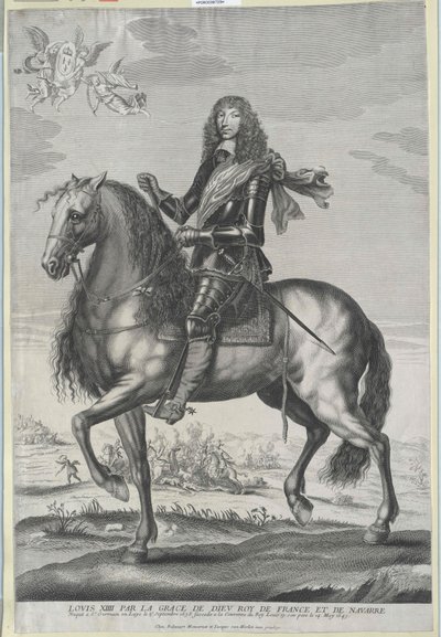 Król Francji Ludwik XIV autorstwa Artist Unknown
