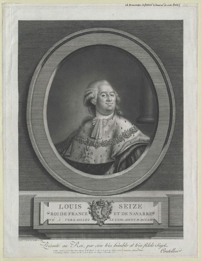 Król Francji Ludwik XVI autorstwa Artist Unknown