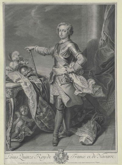 Król Francji Ludwik XV autorstwa Artist Unknown