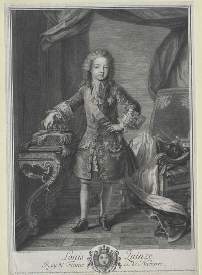 Król Francji Ludwik XV autorstwa Artist Unknown