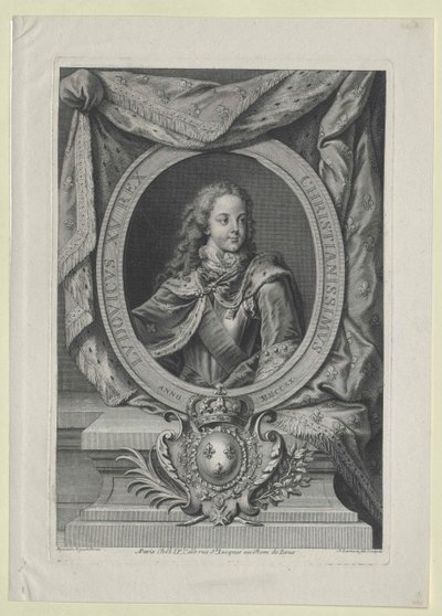 Król Francji Ludwik XV autorstwa Artist Unknown