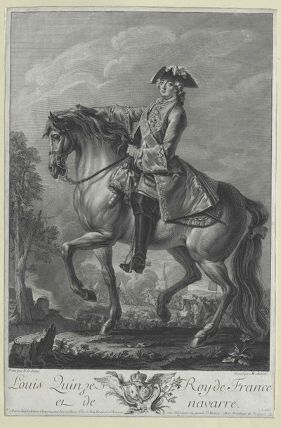 Król Francji Ludwik XV autorstwa Artist Unknown