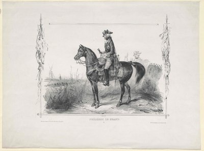 Król Prus Fryderyk II autorstwa Artist Unknown