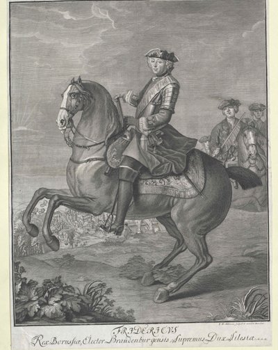 Król Prus Fryderyk II autorstwa Artist Unknown