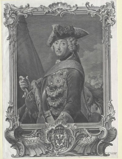 Król Prus Fryderyk II autorstwa Artist Unknown