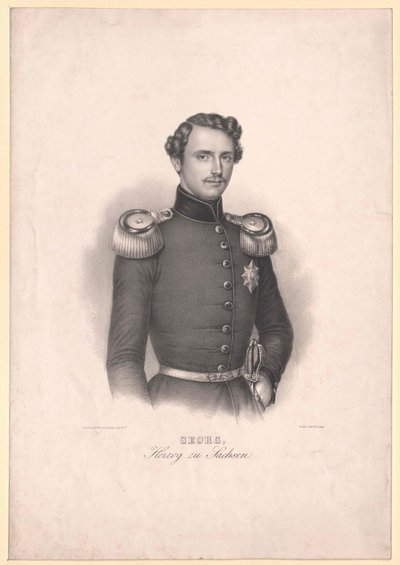 Król Saksonii Jerzy autorstwa Artist Unknown