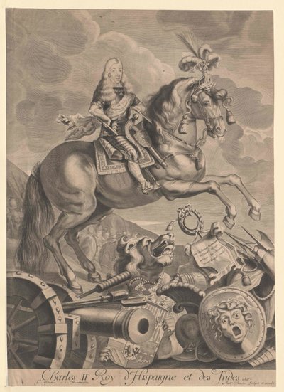 Król Hiszpanii Karol II autorstwa Artist Unknown