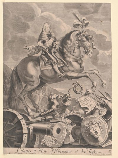 Król Hiszpanii Karol II autorstwa Artist Unknown