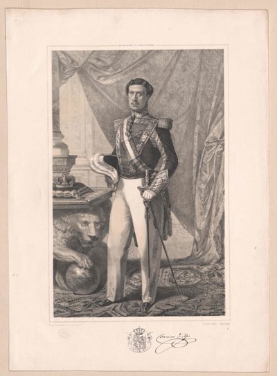 Król Hiszpanii Franciszek autorstwa Artist Unknown