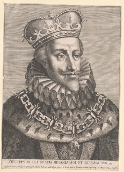 Król Hiszpanii Filip III autorstwa Artist Unknown