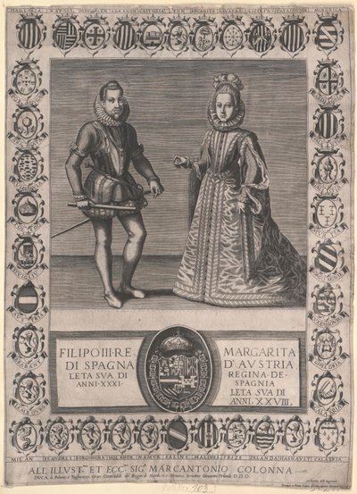 Król Hiszpanii Filip III autorstwa Artist Unknown