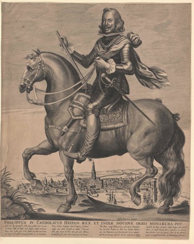 Król Hiszpanii Filip IV autorstwa Artist Unknown