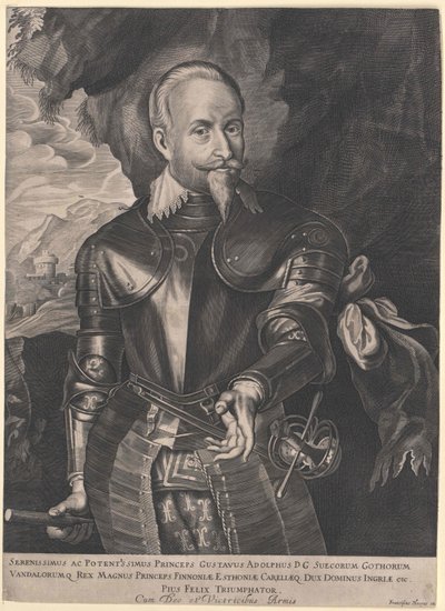 Król Szwecji Gustaw Adolf Szwedzki autorstwa Artist Unknown