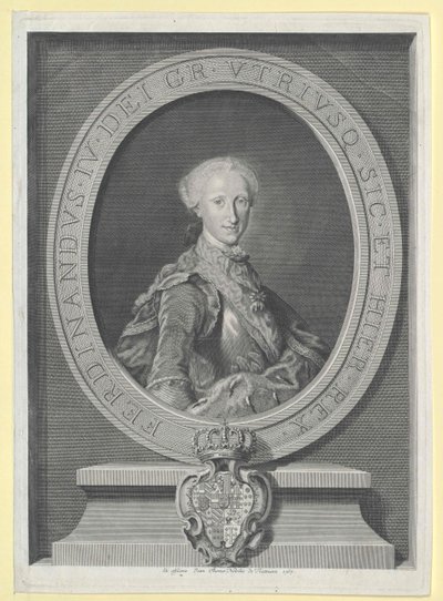 Król Dwóch Sycylii Ferdynand I autorstwa Artist Unknown