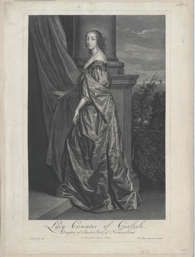 Lady Lucy Percy autorstwa Artist Unknown