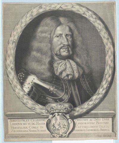 Landgraf Hesji-Darmstadt Lewis VI autorstwa Artist Unknown