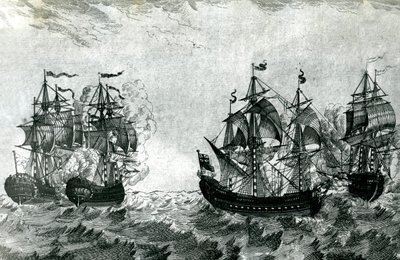 Le Maure zbliża się do Rubinu: Achilles walczący z Dębem Królewskim (rycina) autorstwa Artist Unknown