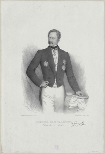 Leopold hrabia Lazansky autorstwa Artist Unknown