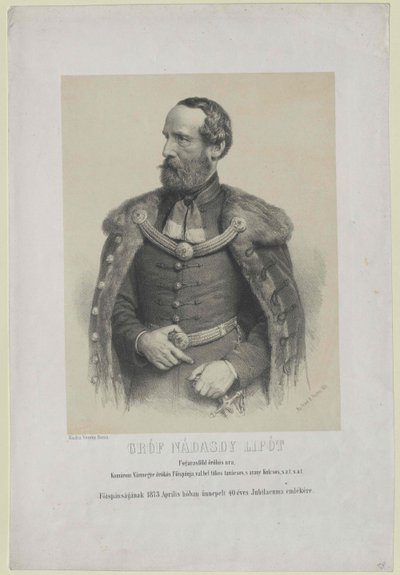 Leopold hrabia Nadasdy-Nadasd-Fogaras autorstwa Artist Unknown