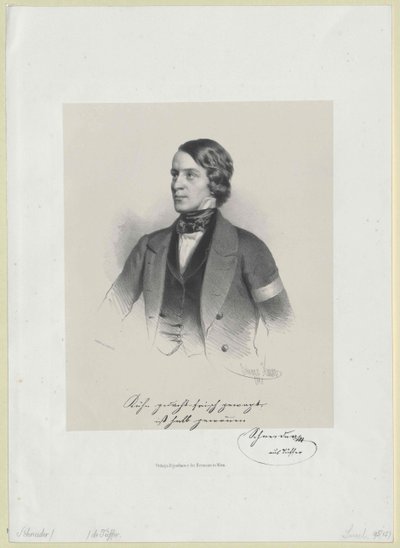 Żył około 1848 r. Schneider autorstwa Artist Unknown