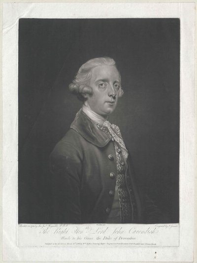 Lord John Cavendish autorstwa Artist Unknown