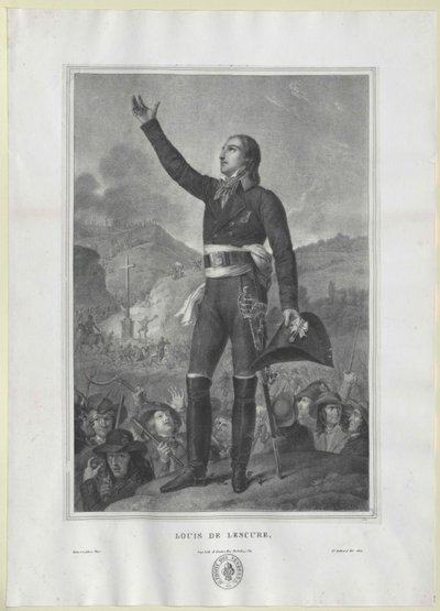 Louis-Marie de Salgues markiz de Lescure autorstwa Artist Unknown