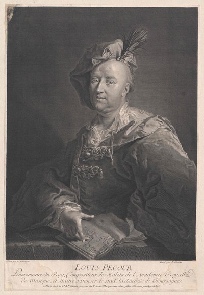 Louis Pecour autorstwa Artist Unknown
