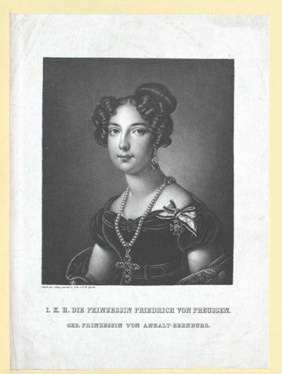 Louise księżniczka Anhalt-Bernburg autorstwa Artist Unknown
