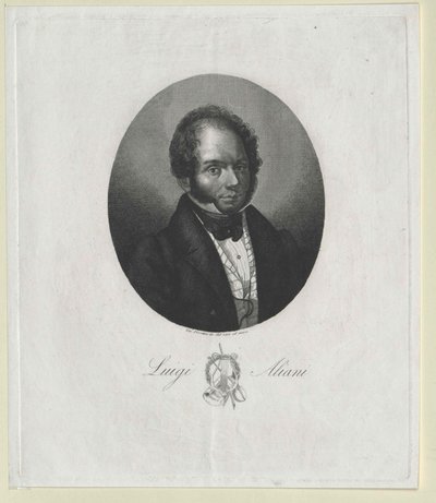 Luigi Aliani (druk) autorstwa Artist Unknown