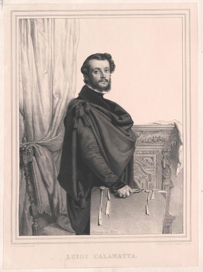 Luigi Calamatta autorstwa Artist Unknown