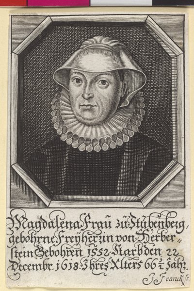 Magdalena baronowa Herberstein autorstwa Artist Unknown