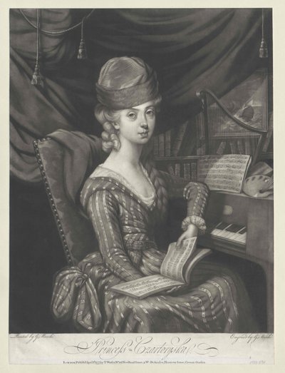 Maria Anna princess Czartoryska autorstwa Artist Unknown