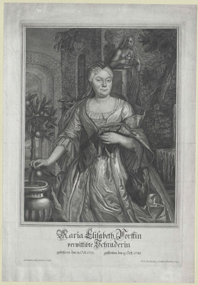 Maria Elisabeth Vorst autorstwa Artist Unknown