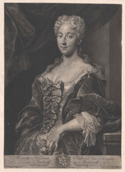 Maria Helena Sabina von Imhoff autorstwa Artist Unknown