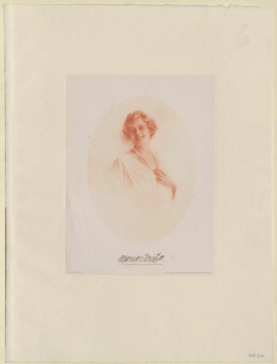 Maria Jeritza autorstwa Artist Unknown